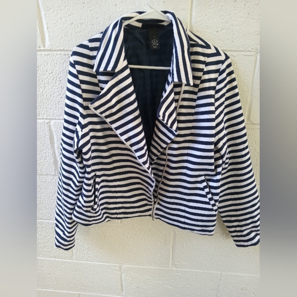 Lane Bryant Strip Jacket
